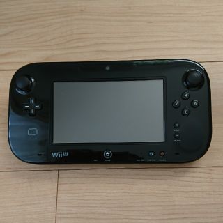 ウィーユー(Wii U)の【動作確認済】WiiU ゲームパッド クロ(家庭用ゲーム機本体)