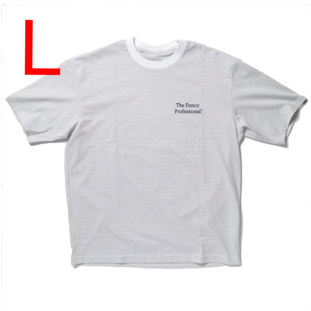 White使用状況【L】Ennoy Professional BORDER TEE ステッカー付き