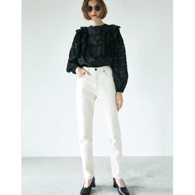 レディース【新品・未使用・タグ付き】MOUSSY MVS WHT SKINNY ホワイト