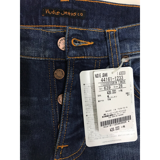 Nudie Jeans(ヌーディジーンズ)のNudie jeans ヌーディジーンズ GRIM TIM 送料込 73%off メンズのパンツ(デニム/ジーンズ)の商品写真
