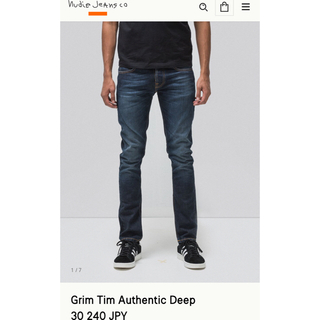 ヌーディジーンズ(Nudie Jeans)のNudie jeans ヌーディジーンズ GRIM TIM 送料込 73%off(デニム/ジーンズ)