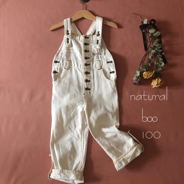 Natural Boo(ナチュラルブー)のnatural boo ナチュラルブー 癒しのサロペットパンツ*̩̩̥୨୧˖ キッズ/ベビー/マタニティのキッズ服女の子用(90cm~)(パンツ/スパッツ)の商品写真
