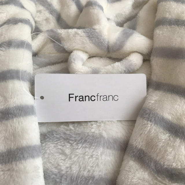 Francfranc(フランフラン)のフランネルローブ　ボーダー レディースのルームウェア/パジャマ(ルームウェア)の商品写真