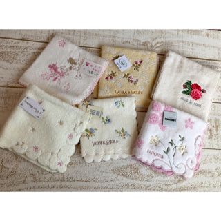 ローラアシュレイ(LAURA ASHLEY)のタオルハンカチ各種6枚(ハンカチ)