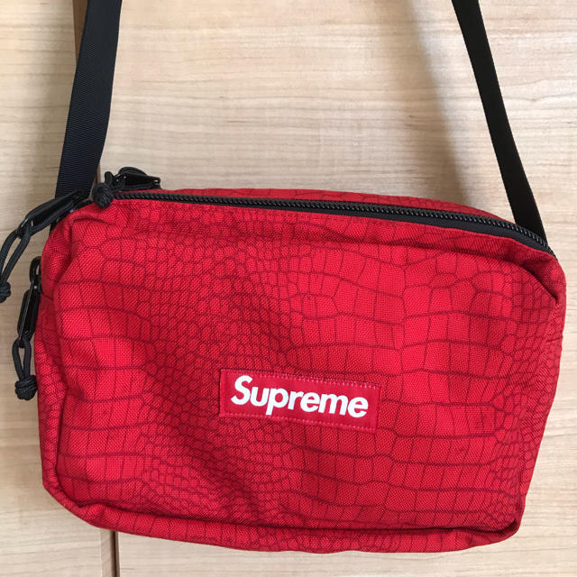 Supreme  13SS  croc  sholder  bag