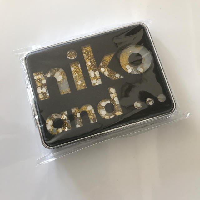 niko and...(ニコアンド)のniko  and…(訳あり) ブラックコンパクトミラー レディースのファッション小物(ミラー)の商品写真