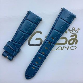 ガガミラノ(GaGa MILANO)の新品　GaGa MILANO ガガミラノバンド 交換 ４０ミリ用 青(レザーベルト)