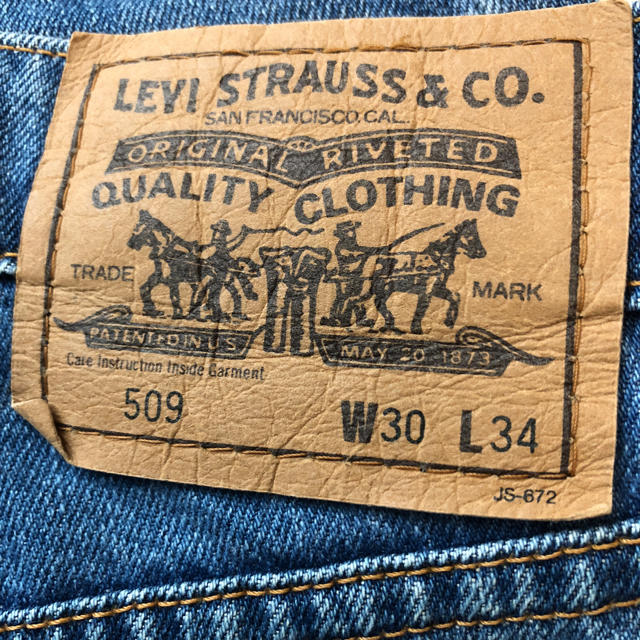 Levi's(リーバイス)のリーバイス509 W30×L34 デニム メンズジーンズ メンズのパンツ(デニム/ジーンズ)の商品写真