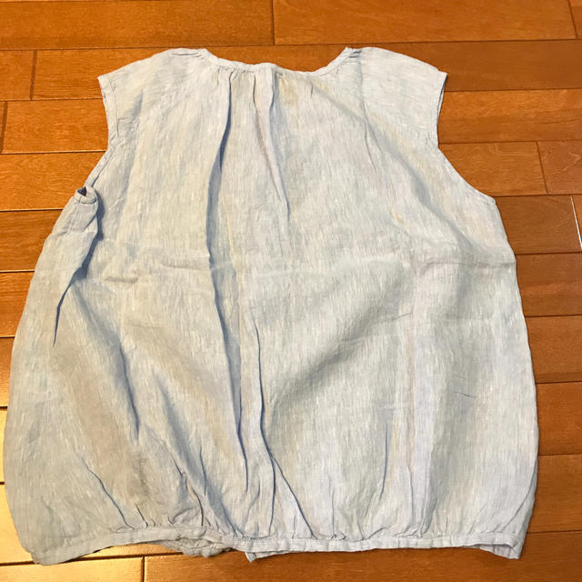 NATURAL LAUNDRY(ナチュラルランドリー)のNATURAL LAUNDRY ノースリーブ　ブラウス　★再値下げ★ レディースのトップス(シャツ/ブラウス(半袖/袖なし))の商品写真