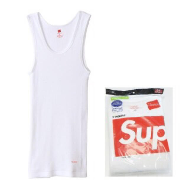 Supreme(シュプリーム)のsupreme Hanes tagless tops メンズのトップス(タンクトップ)の商品写真