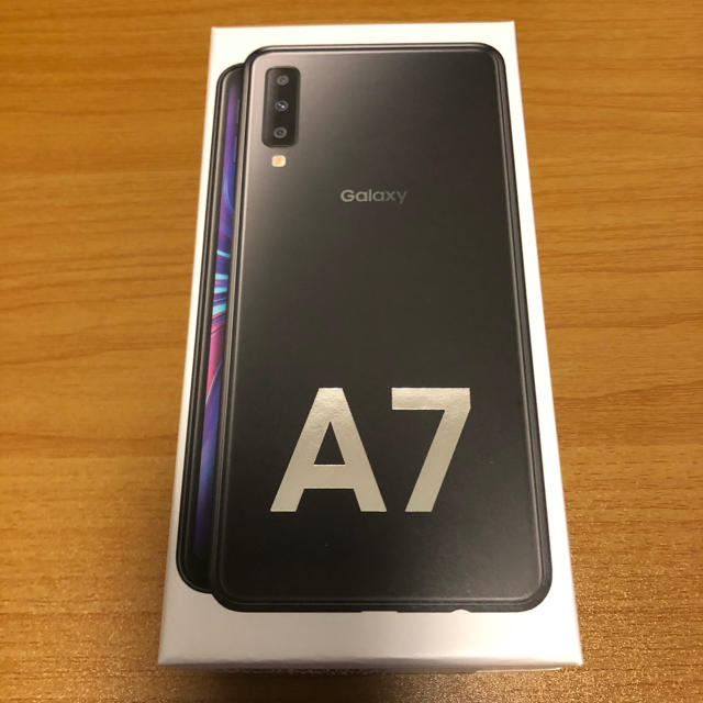 Galaxy A7 ブラック 64 GB SIMフリー - スマートフォン本体