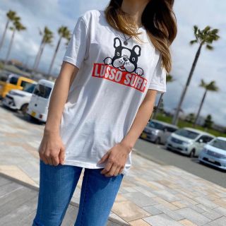 パタゴニア(patagonia)の春コーデ♡LUSSO SURF サーフィンドッグTシャツ　Sサイズ　RVCA(Tシャツ(半袖/袖なし))