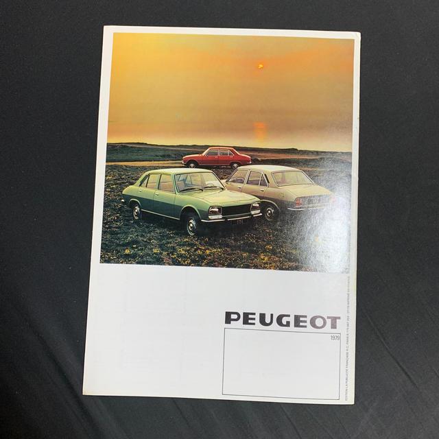 Peugeot(プジョー)の504PEUGEOTカタログ1979年版 自動車/バイクの自動車(カタログ/マニュアル)の商品写真