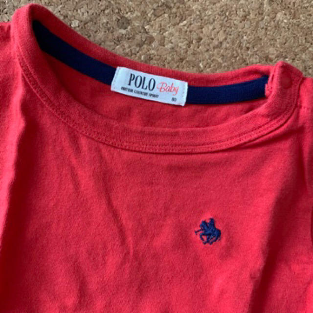 POLO RALPH LAUREN(ポロラルフローレン)のポロラルフローレン カバーオールTシャツセット キッズ/ベビー/マタニティのベビー服(~85cm)(カバーオール)の商品写真