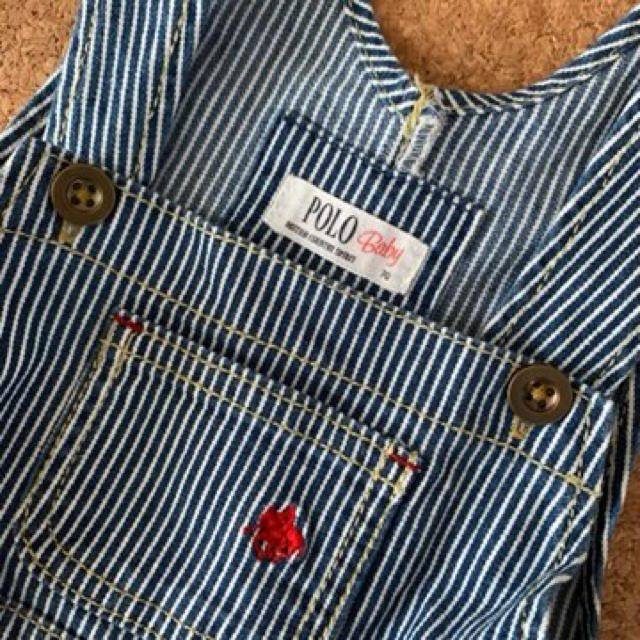 POLO RALPH LAUREN(ポロラルフローレン)のポロラルフローレン カバーオールTシャツセット キッズ/ベビー/マタニティのベビー服(~85cm)(カバーオール)の商品写真