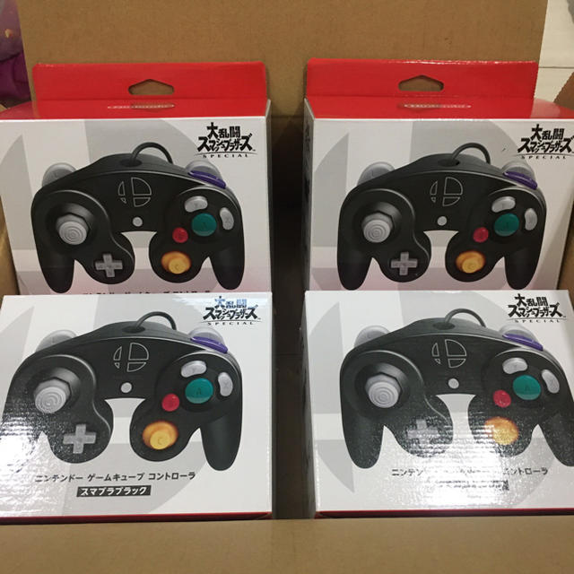 スマブラロゴ ゲームキューブコントローラー 4個セット 新品即決 4200