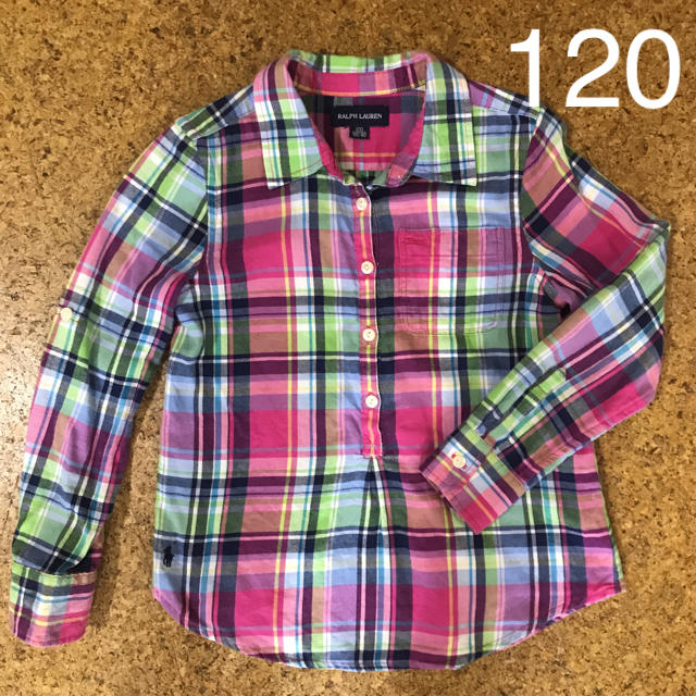 Ralph Lauren(ラルフローレン)のラルフローレン　シャツ　120 キッズ/ベビー/マタニティのキッズ服女の子用(90cm~)(Tシャツ/カットソー)の商品写真