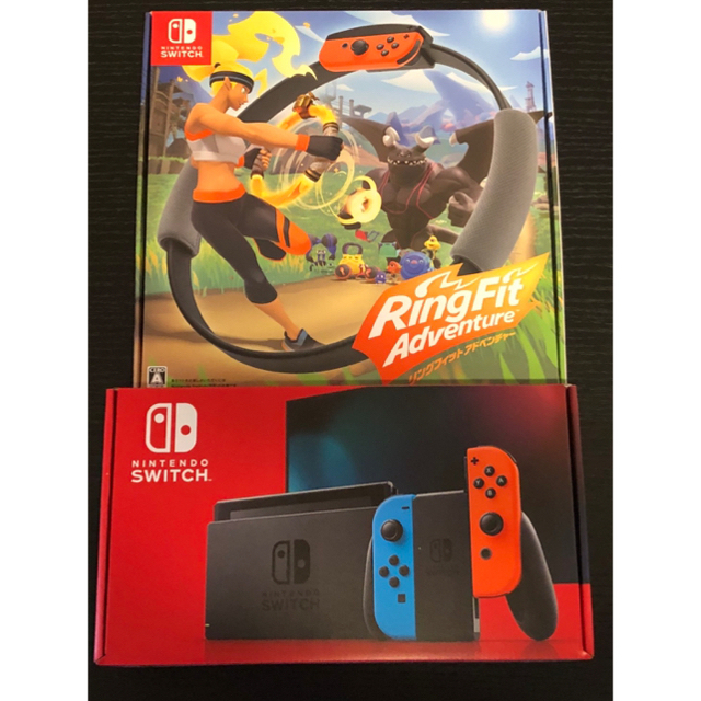 2点セット　新品未開封　Nintendo Switch 本体　＋　リングフィット 3