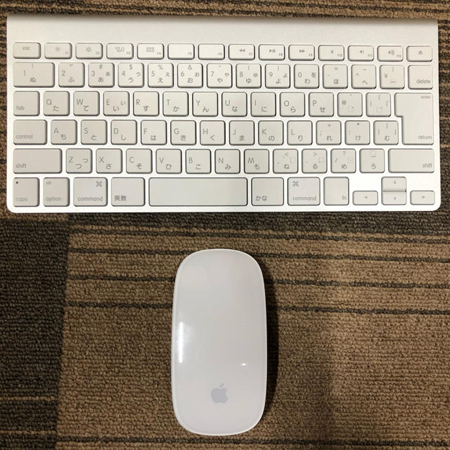 Apple(アップル)のApple Wireless Keyboard ，Magic mouse スマホ/家電/カメラのPC/タブレット(PC周辺機器)の商品写真