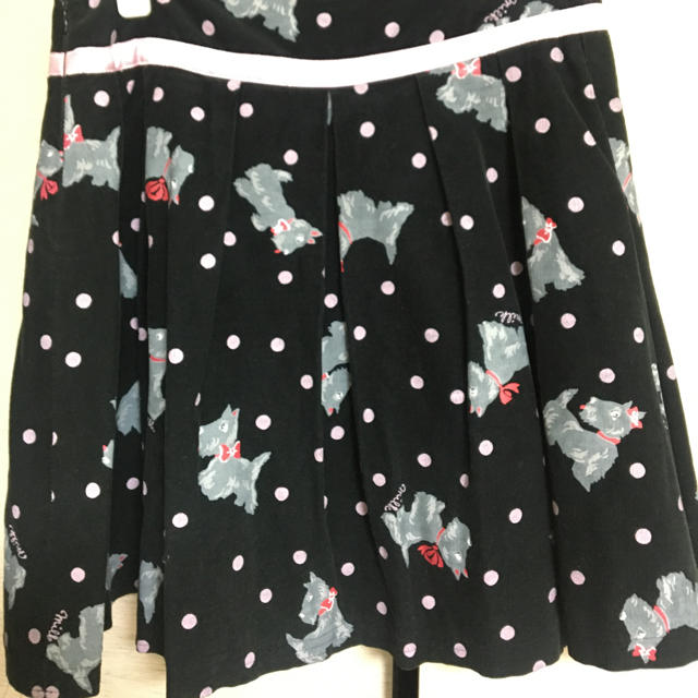 MILK(ミルク)のMILK♡テリア柄スカート レディースのスカート(ひざ丈スカート)の商品写真