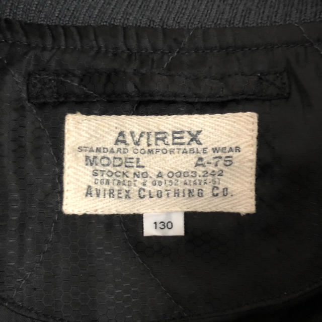 AVIREX(アヴィレックス)の【AVIREX】ジャケット キッズ/ベビー/マタニティのキッズ服男の子用(90cm~)(ジャケット/上着)の商品写真