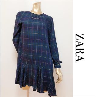 ザラ(ZARA)のZARA チェック柄 ワンピース♡ベルシュカ H＆M ダズリン ビームス(ミニワンピース)