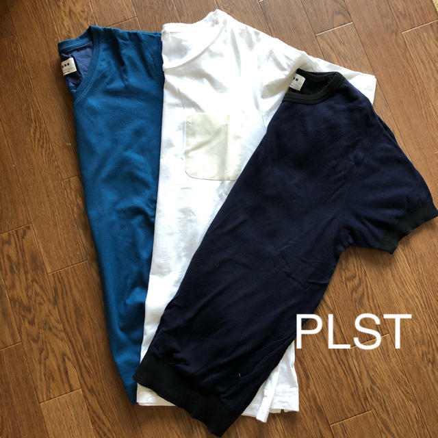 PLST(プラステ)のPLST MEN  Tシャツ　カットソー+タンクトップ メンズのトップス(Tシャツ/カットソー(半袖/袖なし))の商品写真
