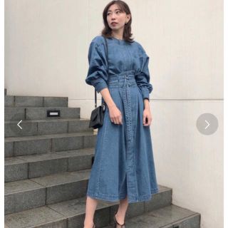 アメリヴィンテージ(Ameri VINTAGE)のZOZO完売 AmeriVintage BELTEDVARIOUSLYDRESS(ロングワンピース/マキシワンピース)