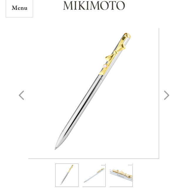 MIKIMOTO(ミキモト)のミキモト♡ボールペン リボンモチーフ レディースのアクセサリー(その他)の商品写真