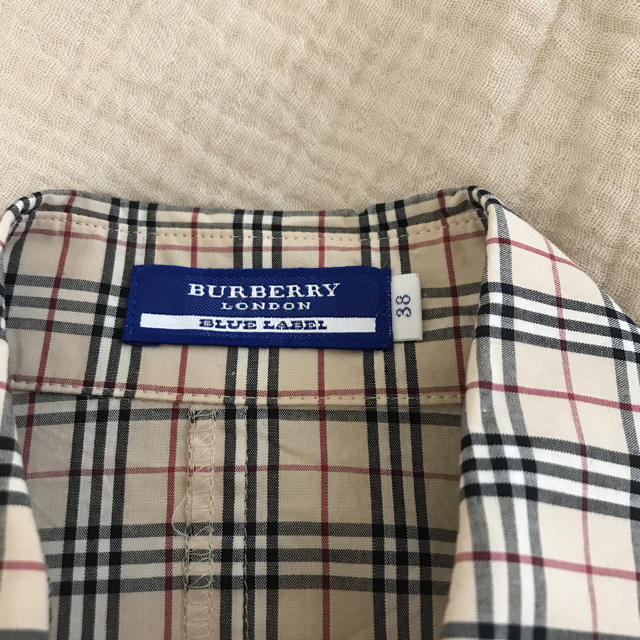 BURBERRY BLUE LABEL(バーバリーブルーレーベル)のバーバリー 七分袖シャツ レディースのトップス(シャツ/ブラウス(長袖/七分))の商品写真