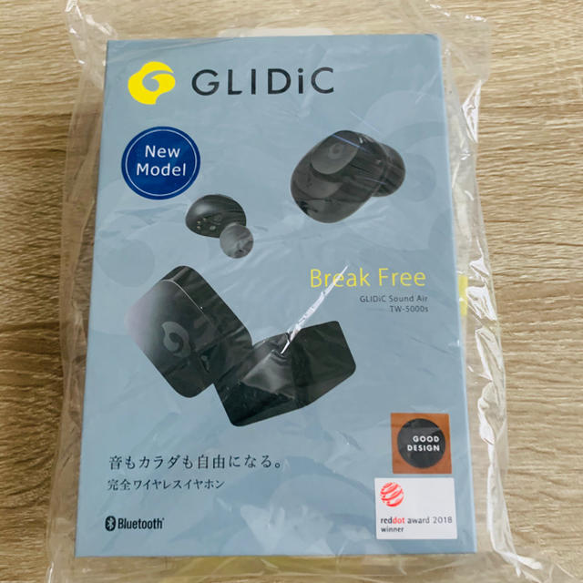 【新品・未使用】GLIDiC ワイヤレスイヤホン TW-5000s ブラック