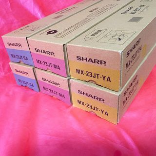 シャープ(SHARP)の■シャープ 純正トナー MX-23JT CA/MA/YA 3色6本セット■(OA機器)