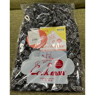 シュプリーム(Supreme)の完売品！　cookman シェフパンツ　ブラックペイズリー(その他)