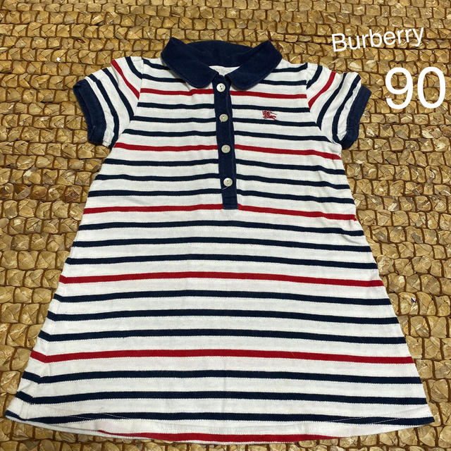 BURBERRY(バーバリー)の90センチ　Burberry バーバリー　ロンドン　ワンピース   ポロシャツ  キッズ/ベビー/マタニティのキッズ服女の子用(90cm~)(ワンピース)の商品写真