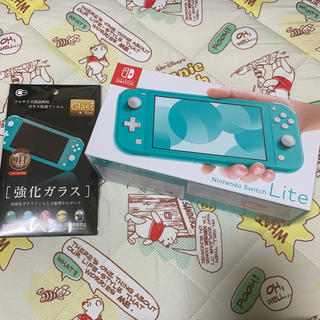 ニンテンドウ(任天堂)のNintendo Switch Lite ニンテンドーライト ターコイズ(携帯用ゲーム機本体)