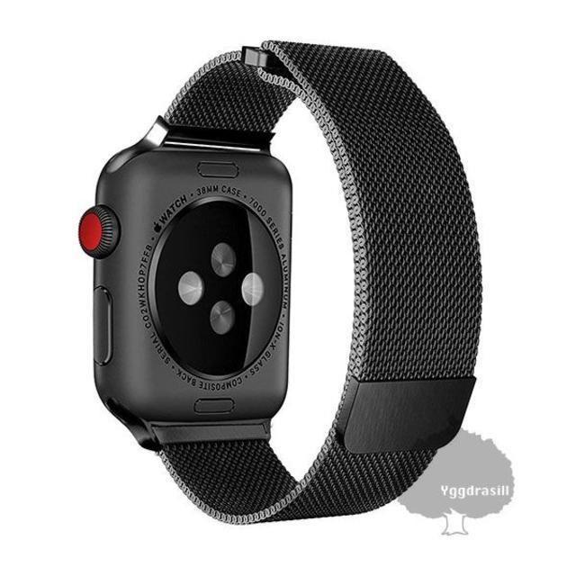 Apple Watch(アップルウォッチ)のapple watch メッシュ バンド ベルト 38/40/41 黒 8 7 メンズの時計(金属ベルト)の商品写真