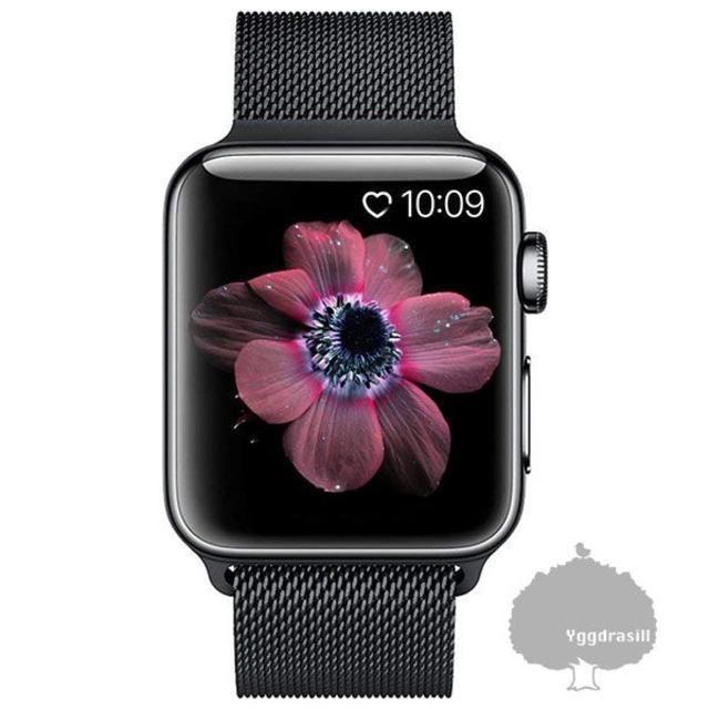 Apple Watch(アップルウォッチ)のapple watch メッシュ バンド ベルト 38/40/41 黒 8 7 メンズの時計(金属ベルト)の商品写真