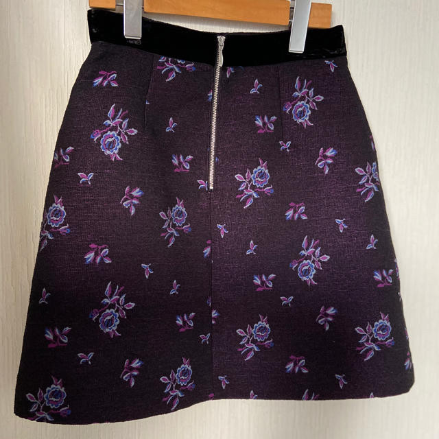 JILLSTUART(ジルスチュアート)の｟美品｠ジルスチュアート　ジャガードミニスカート レディースのスカート(ミニスカート)の商品写真
