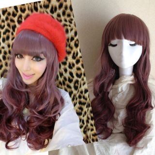 あもちゃん風グレイッシュグラデウィッグ(ロングカール)