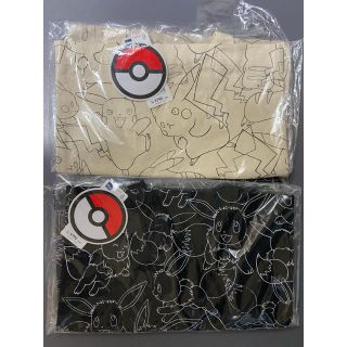 ジーユー(GU)の【GU】POKEMON ポケモン コラボ キャンバストートバッグ 2枚セット(トートバッグ)