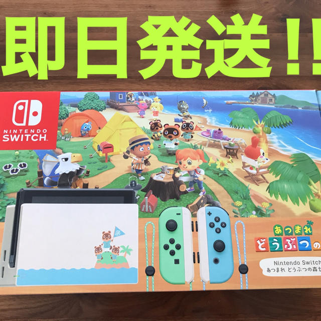 即発送　Nintendo Switch あつまれ どうぶつの森セット 本体