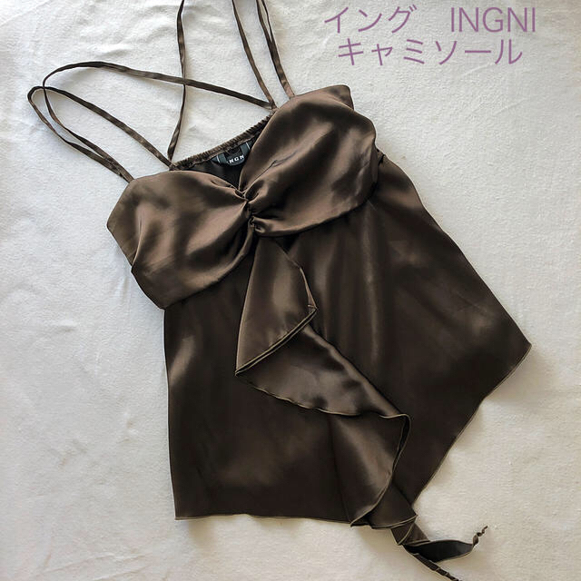 INGNI(イング)のキャミソール 美品 イング INGNI 二次会　ドレス レディースのワンピース(ミニワンピース)の商品写真