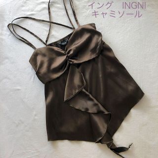 イング(INGNI)のキャミソール 美品 イング INGNI 二次会　ドレス(ミニワンピース)