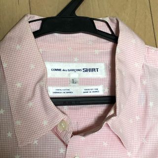 コムデギャルソン(COMME des GARCONS)のfrmjpn様用 GARCONS ギンガムチェックピンク長袖シャツ(シャツ)