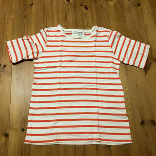 オレンジボーダー Tシャツ(Tシャツ(半袖/袖なし))