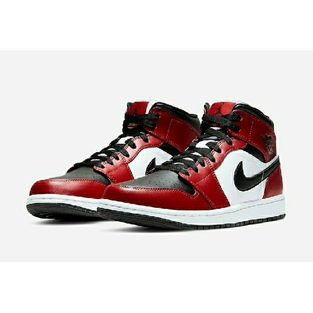 NIKE AIR JORDAN 1 MID “CHICAGO BLACK TOE