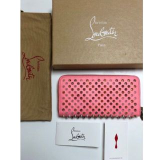 クリスチャンルブタン(Christian Louboutin)の【未使用】 ルブタン 長財布 ピンク (財布)