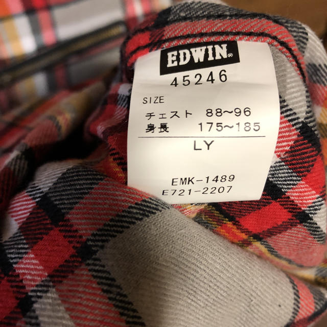 EDWIN(エドウィン)の【EDWIN】チェックシャツ／ネルシャツ 長袖 メンズのトップス(シャツ)の商品写真