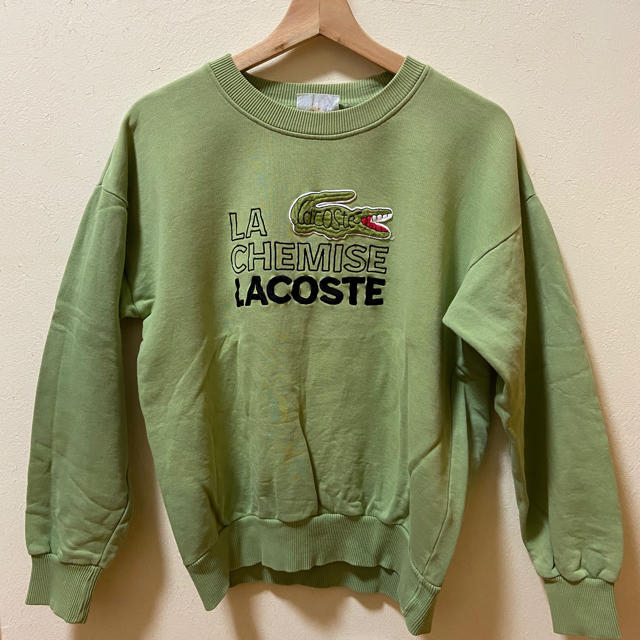 LACOSTE(ラコステ)の最終お値下げ→ラコステ　トレーナー（古着） レディースのトップス(トレーナー/スウェット)の商品写真