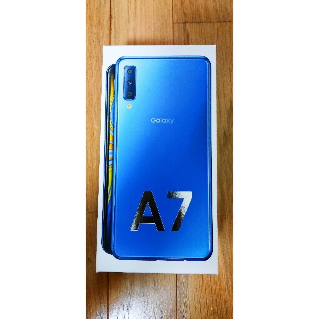 Galaxy A7 ブルー 64GB SIMフリースマートフォン